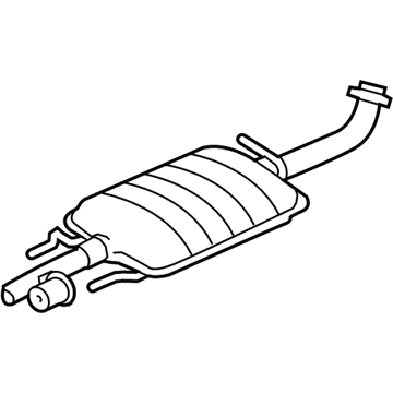 Mazda Tribute Exhaust Pipe - ZZD2-40-500