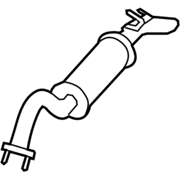 Mazda Tribute Exhaust Pipe - ZZD1-40-200A