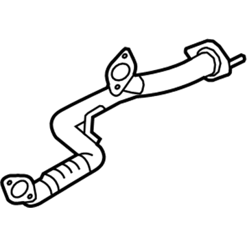 Mazda Tribute Exhaust Pipe - ZZD2-40-050B