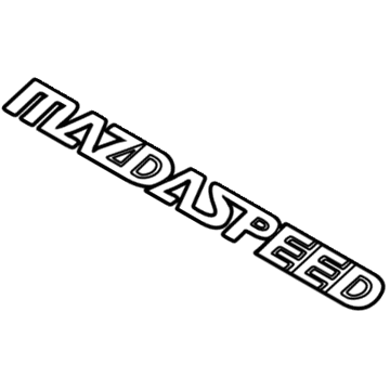Mazda BBN5-51-721 Nameplate Mazda BBN5-51-721 Nameplate