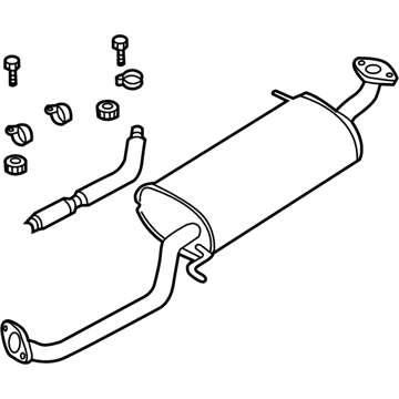 Mazda MPV Exhaust Pipe - AJ17-40-100B