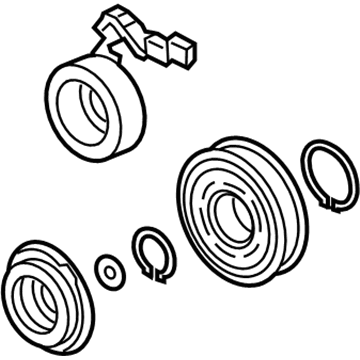 Mazda CX-9 A/C Compressor Clutch - TK48-61-L10