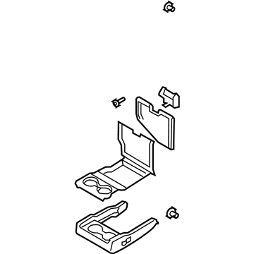 Mazda TD13-88-2B0-34 Armrest Assembly