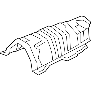 Mazda 3 Exhaust Heat Shield - BP4K-56-441F