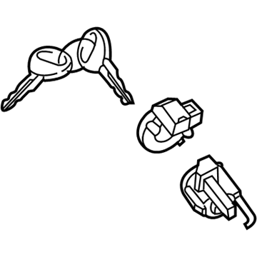 Mazda 6 Ignition Lock Assembly - GPYB-76-14XB