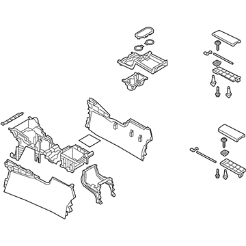Mazda CX-9 Center Console - TK48-64-420G-02