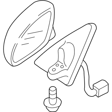 Mazda Tribute Car Mirror - EC01-69-120K