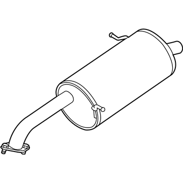 Mazda 2 Exhaust Pipe - ZJ23-40-100