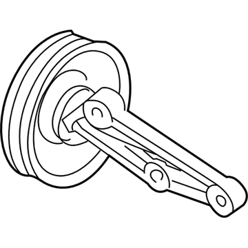 Mazda MPV A/C Idler Pulley - AJ03-15-950A