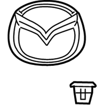 BBY4-51-730 Mazda Emblem Illustration 1 of 1