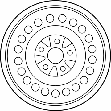 Mazda Spare Wheel - 9965-10-4070
