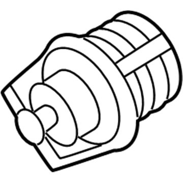 Mazda B2300 Coolant Reservoir Hose - ZZP3-15-171