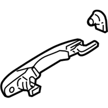 Mazda 5 Exterior Door Handle - C243-72-410K-95