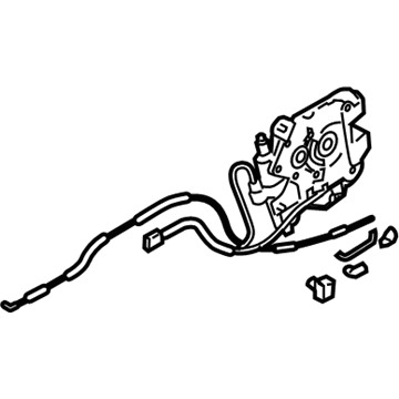 Mazda 5 Door Latch Assembly - C243-73-310D