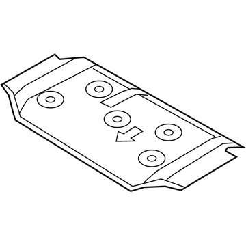 Mazda Exhaust Heat Shield - KB8E-56-451