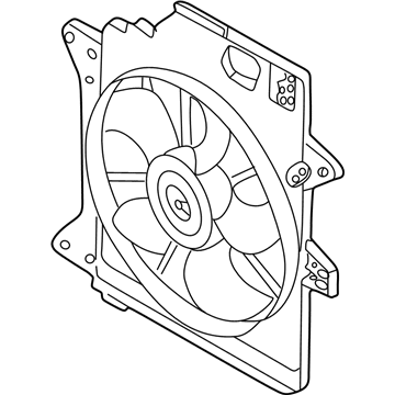 Mazda Tribute Radiator fan - YF10-15-025K
