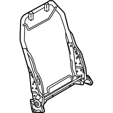 Mazda BJS7-88-630 Seat Back Frame Mazda BJS7-88-630 Seat Back Frame