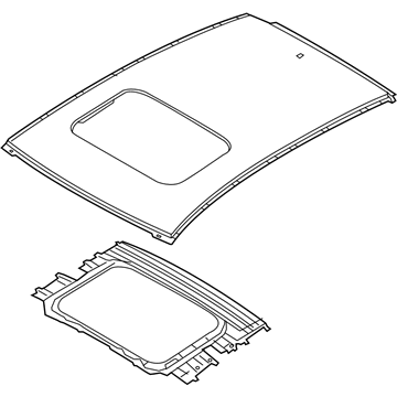 Mazda DLYD-70-600 Panel, Roof