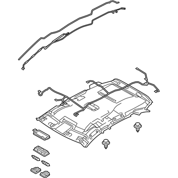 Mazda KPG3-68-03ZB-06 Ceiling, Top