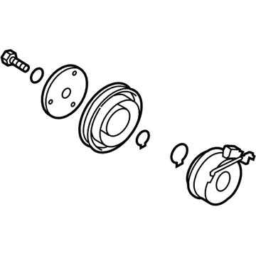 Mazda 3 A/C Compressor Clutch - BBN2-61-L10A