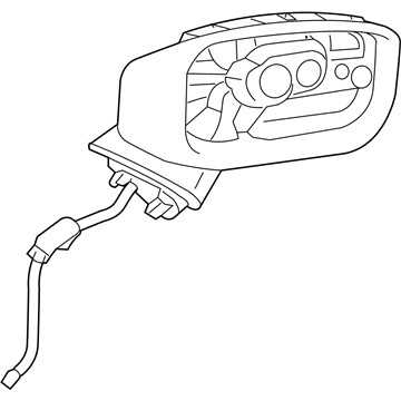 Mazda Car Mirror - KB8C-69-121C