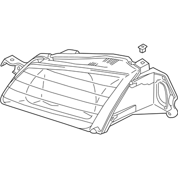 Mazda Protege Headlight Cover - BJ0E-51-0L0