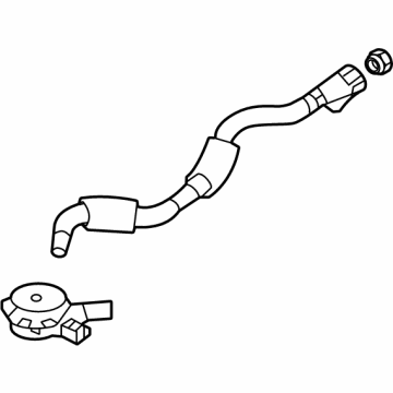 Mazda Crankcase Breather Hose - DB4J-42-95X
