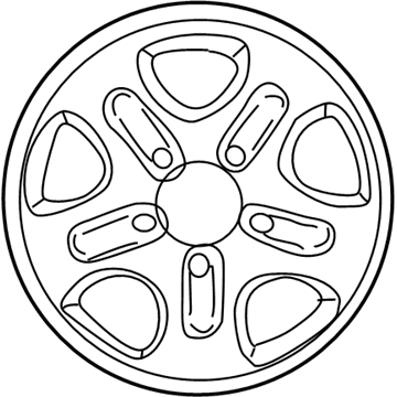 Mazda B2300 Alloy Wheels - 1FAA-37-600