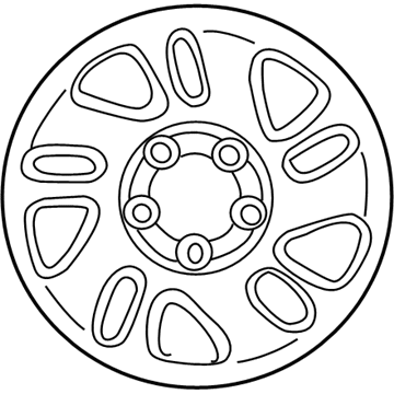 Mazda B2300 Alloy Wheels - 1F60-37-600