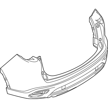 Mazda CX-9 Bumper Cover - TK51-50-221D-BB