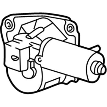Mazda B2300 Wiper Motor - 1FAA-67-350
