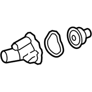 Mazda B2300 Coolant Reservoir Hose - L357-15-170B