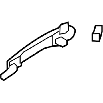 Mazda CX-7 Exterior Door Handle - G22C-59-410P-06