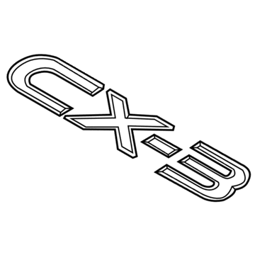 Mazda CX-3 Emblem - D10J-51-721