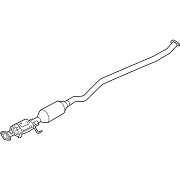 Mazda CX-9 Exhaust Pipe - PYK1-20-55XA