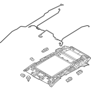 Mazda VA42-68-03ZF-75 Ceiling, Top VA42-68-03ZF-75 Mazda Ceiling, Top Illustration 1 of 1