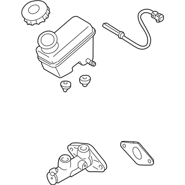 Mazda Tribute Brake Master Cylinder Repair Kit - ZZC1-43-990A