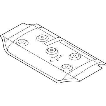 Mazda VC85-56-451 Insulator, Heat Mazda VC85-56-451 Insulator, Heat