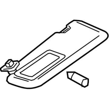 Mazda CX-9 Sun Visor - TK80-69-320-02