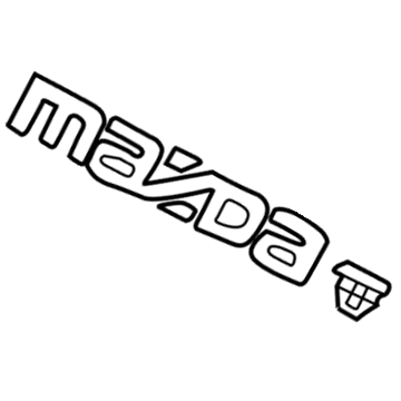 Mazda MPV Emblem - LC63-51-710