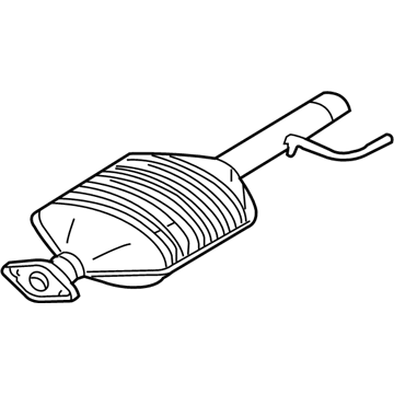 Mazda Tribute Exhaust Pipe - ZZCB-20-500