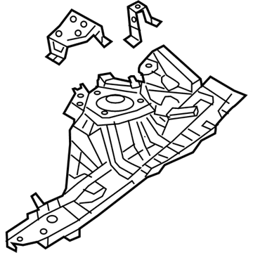 Mazda D67N-54-210 Panel(Left), Wheel Apron