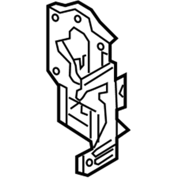 Mazda DH2M-54-18X Bracket(Left), Bumper-Front Frame