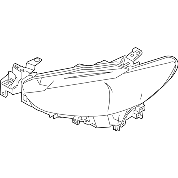 Mazda Headlight Cover - GMP2-51-0K0