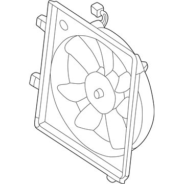 Mazda 626 Radiator fan - KLG5-15-035A