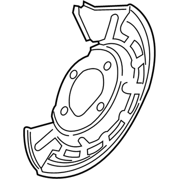 Mazda 3 Brake Dust Shields - BCKA-26-271A