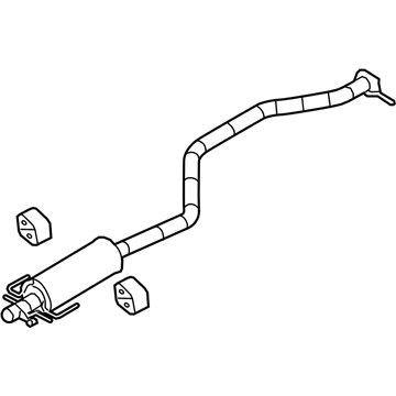 Mazda Exhaust Pipe - L505-40-300D