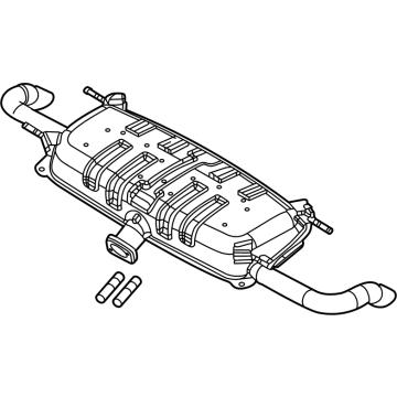 Mazda CX-90 Muffler - H301-40-100