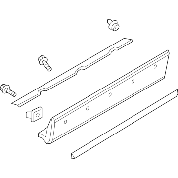 Mazda TK49-51-RC0B Lower Molding