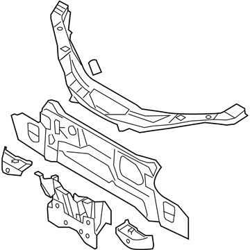 Mazda MX-5 Miata Radiator Support - NE51-53-100G